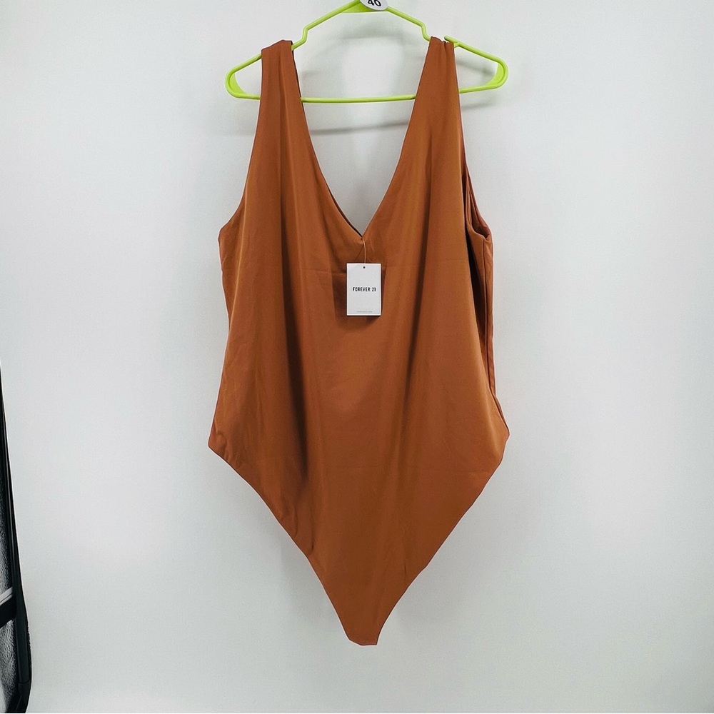 Forever 21 size 4x thong bodysuit nwt